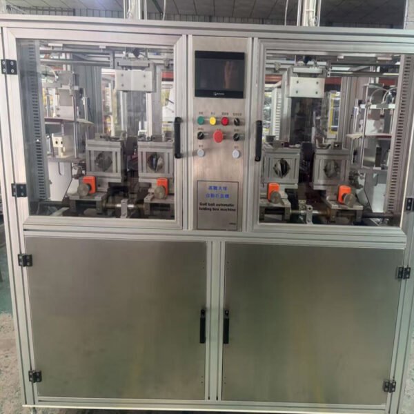 Golf ball world cover folding box machine